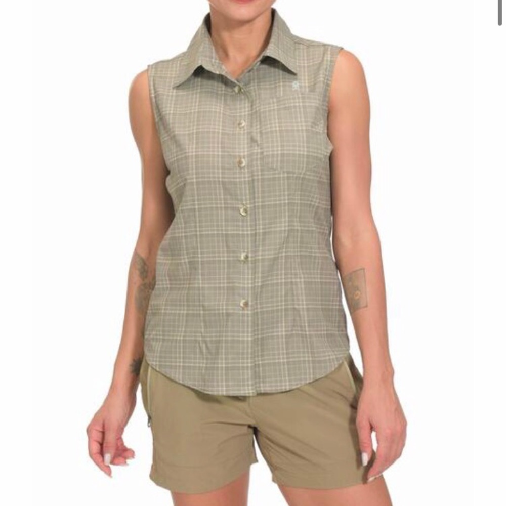 Women’s Quick-Dry Sleeveless Shirt, UPF 50.